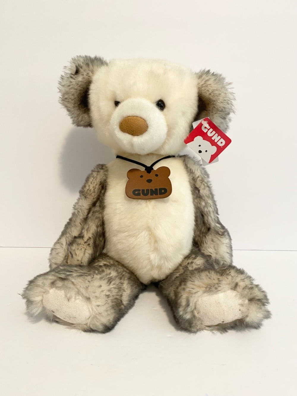 Gund Archer Bear Plush Limited Edition Frosted White Brown Stuffed Animal Toy